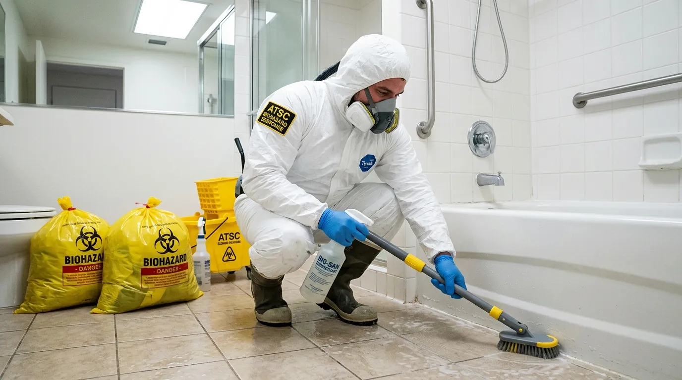 Decontamination equipment deployed for Blood Cleanup in Lawrenceville